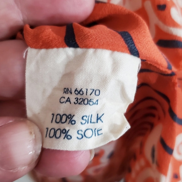 Edme & Esyllte Silk Caftan Blouse - Picture 9 of 9